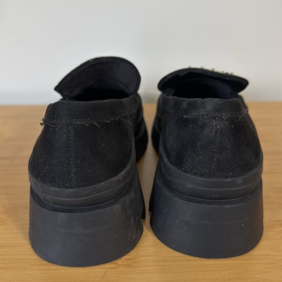 Steve Madden black bling sparkle loafers size 3 - Picture 5 of 7